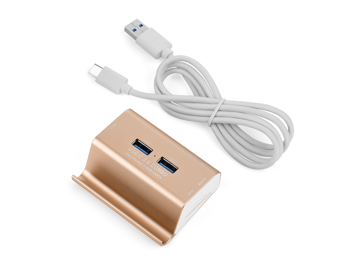 Hub USB 3.0 EOOCOO para transmissão de dados e expansão