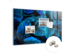Quadro De Vidro Magnético Natureza Tropical Para O Escritório Espelharte (60x40 Cm)