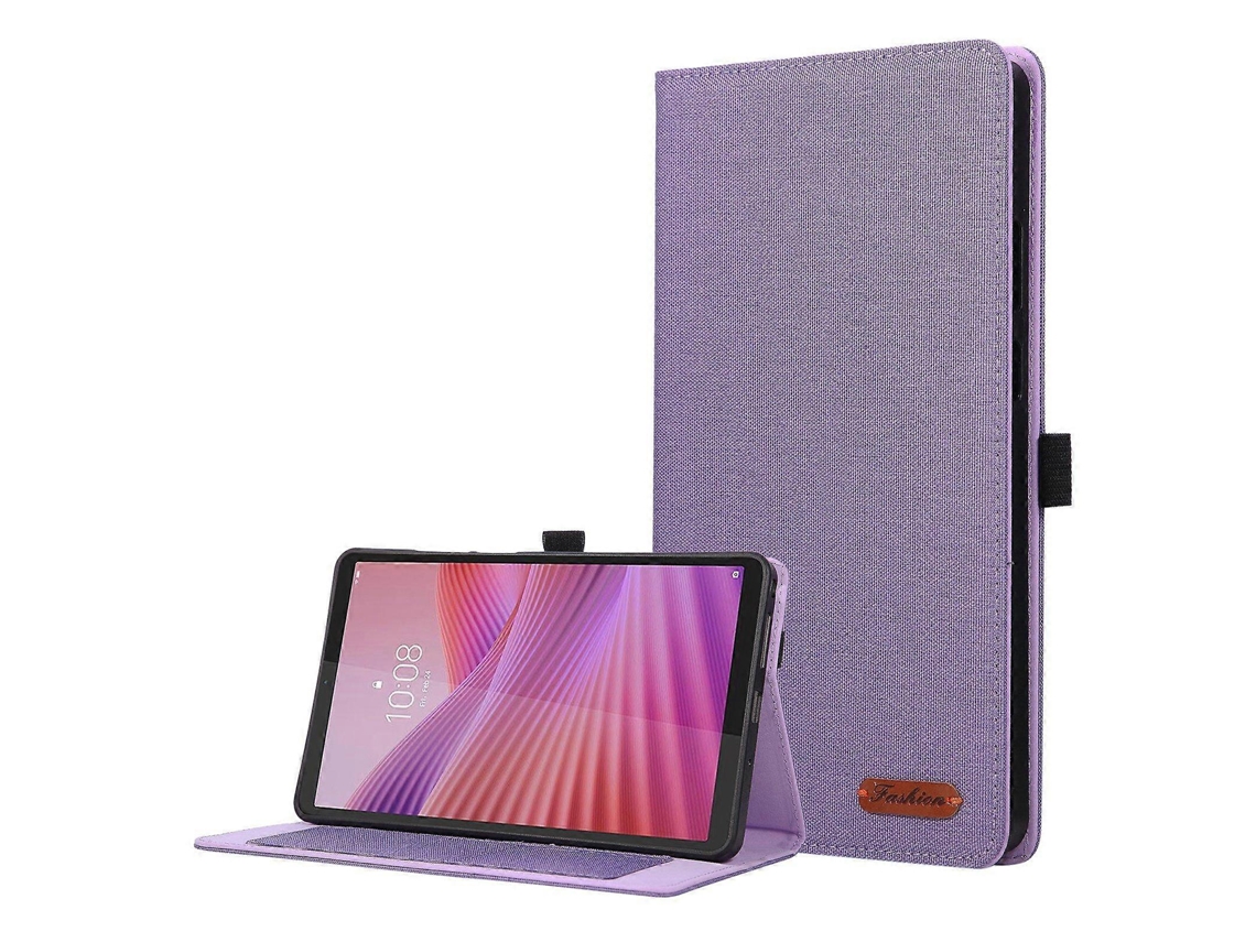 Capa De Couro Texturizada Com Aba Horizontal Para Tablet Lenovo Tab K9 / Tab One