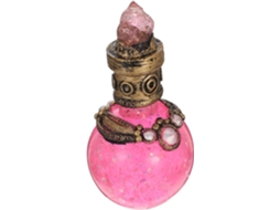 Garrafa Decorativa De Resina Brilhante Com Estátua De Lua Cintilante Para Decoração.