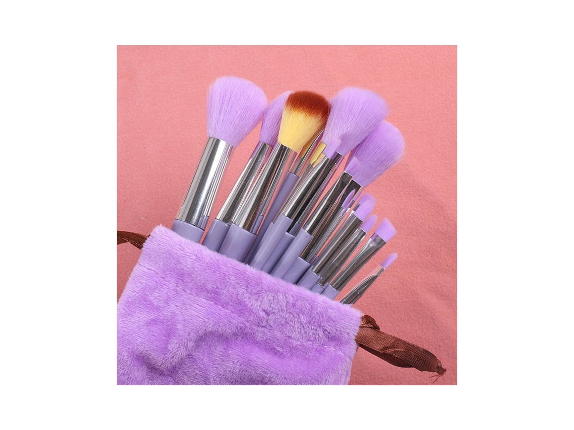 Conjunto de com 13 Peças Base Fluida Pó Corretivos Sombras Conjunto de para Viagem 4 Cores LUUCOZK