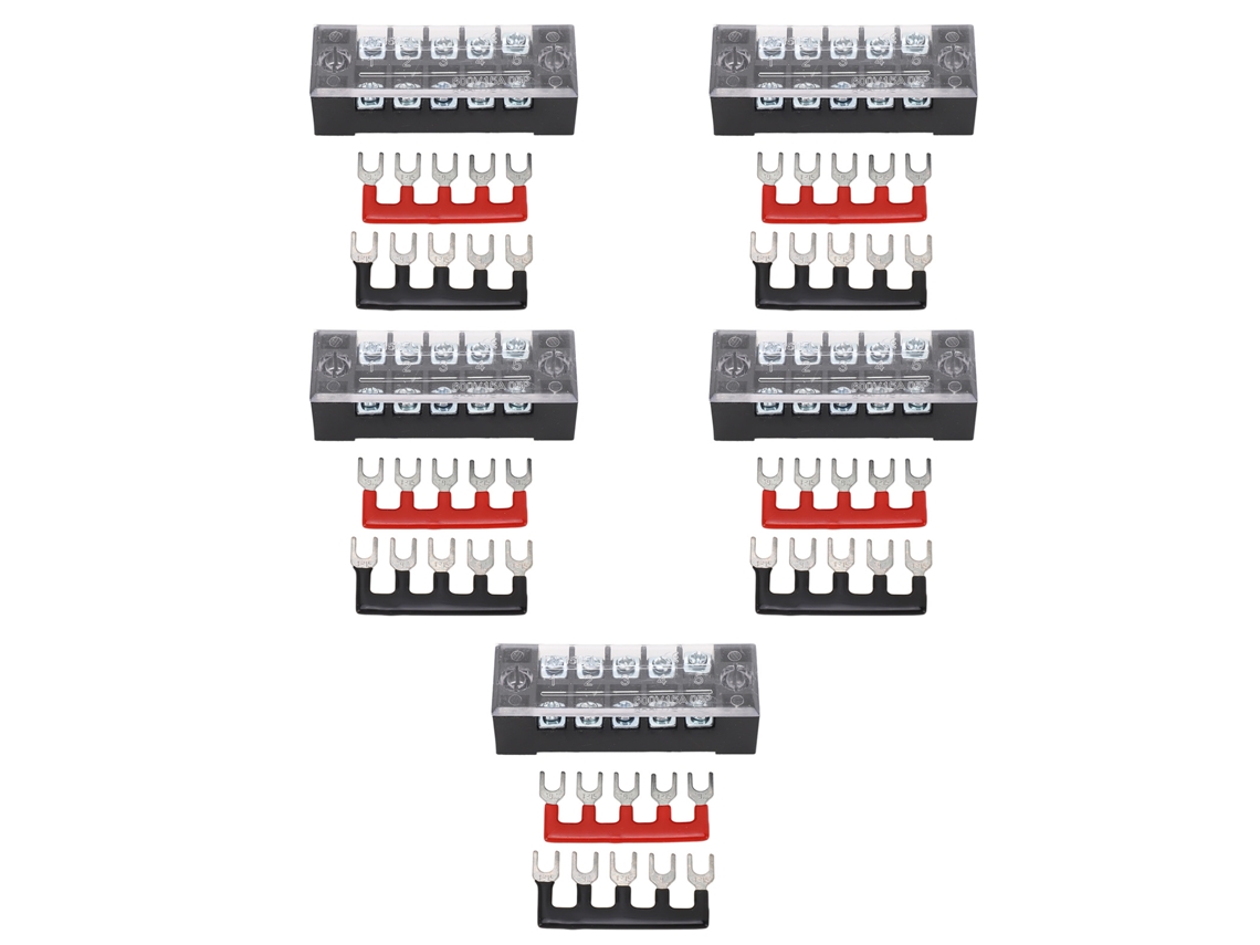 Bloco de Distribuição de Energia Terminal Parafuso M3 600v 15a S/MARCA