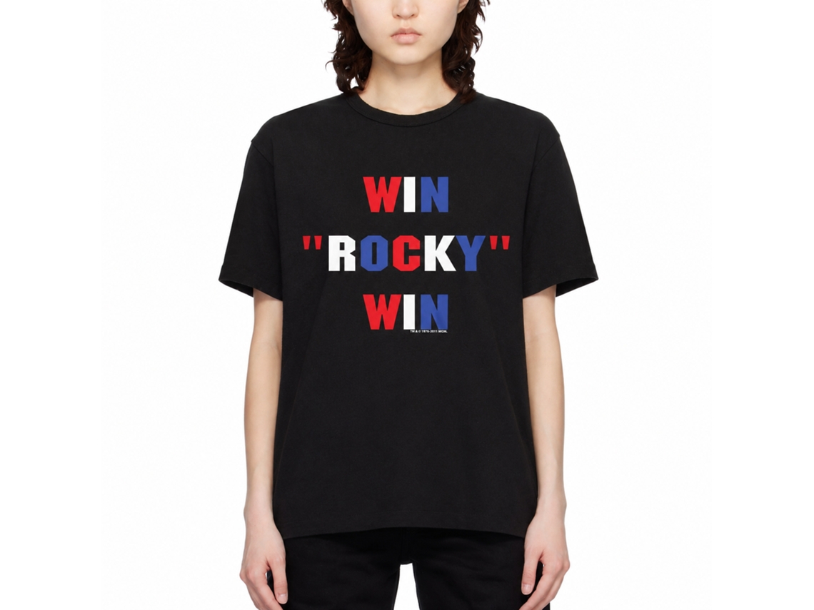 Rockinstone Rocky Movie Winning Black Adult T-shirt Size:xxxl