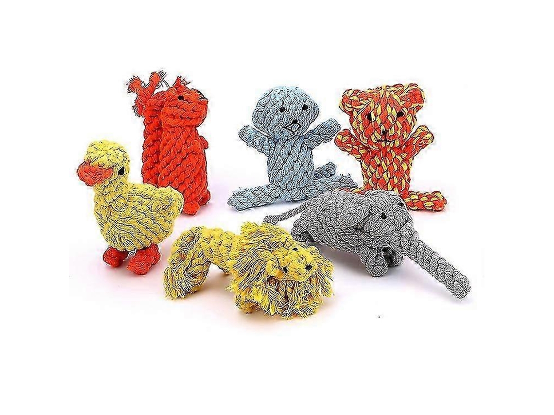 Brinquedo De Morder Para Cães Em Corda De Algodão