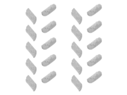 Grânulos Cerâmicos De 6 X 12 Mm Para Polimento De Gemas.