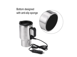 Caneca de café DBA 12V, copo de aquecimento, chaleira de água não tóxica de 450ml, acampamento de viagem de carro DA007 YOSOO
