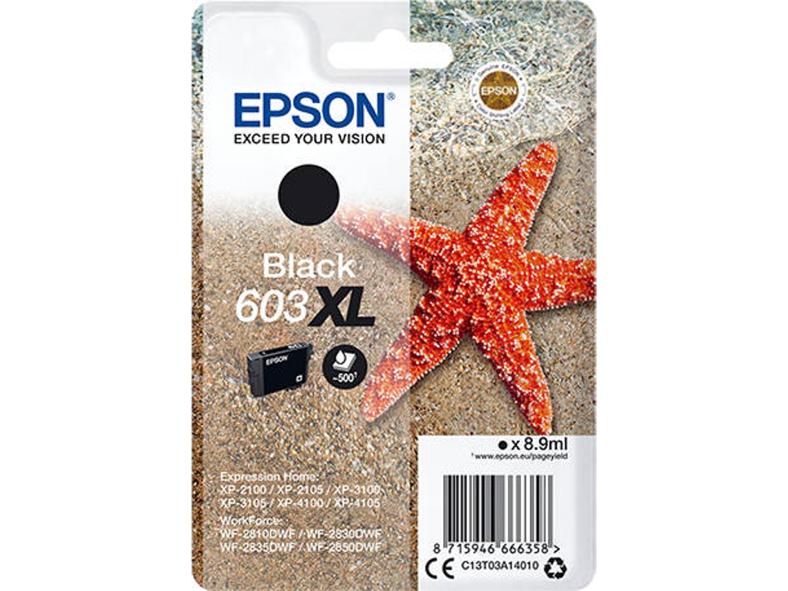 Tinteiro EPSON 603XL Preto
