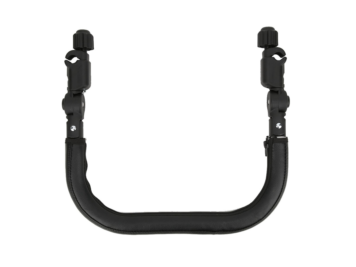Barra Abdominal Para Carrinho De Bebê Couro Pu Ajustável Antichoque Universal 0-4 Anos