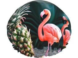 Touca De Banho Grande Para Homens E Mulheres Dupla Camada Estampa Abacaxi Flamingo Essencial O Chuveiro Viagens