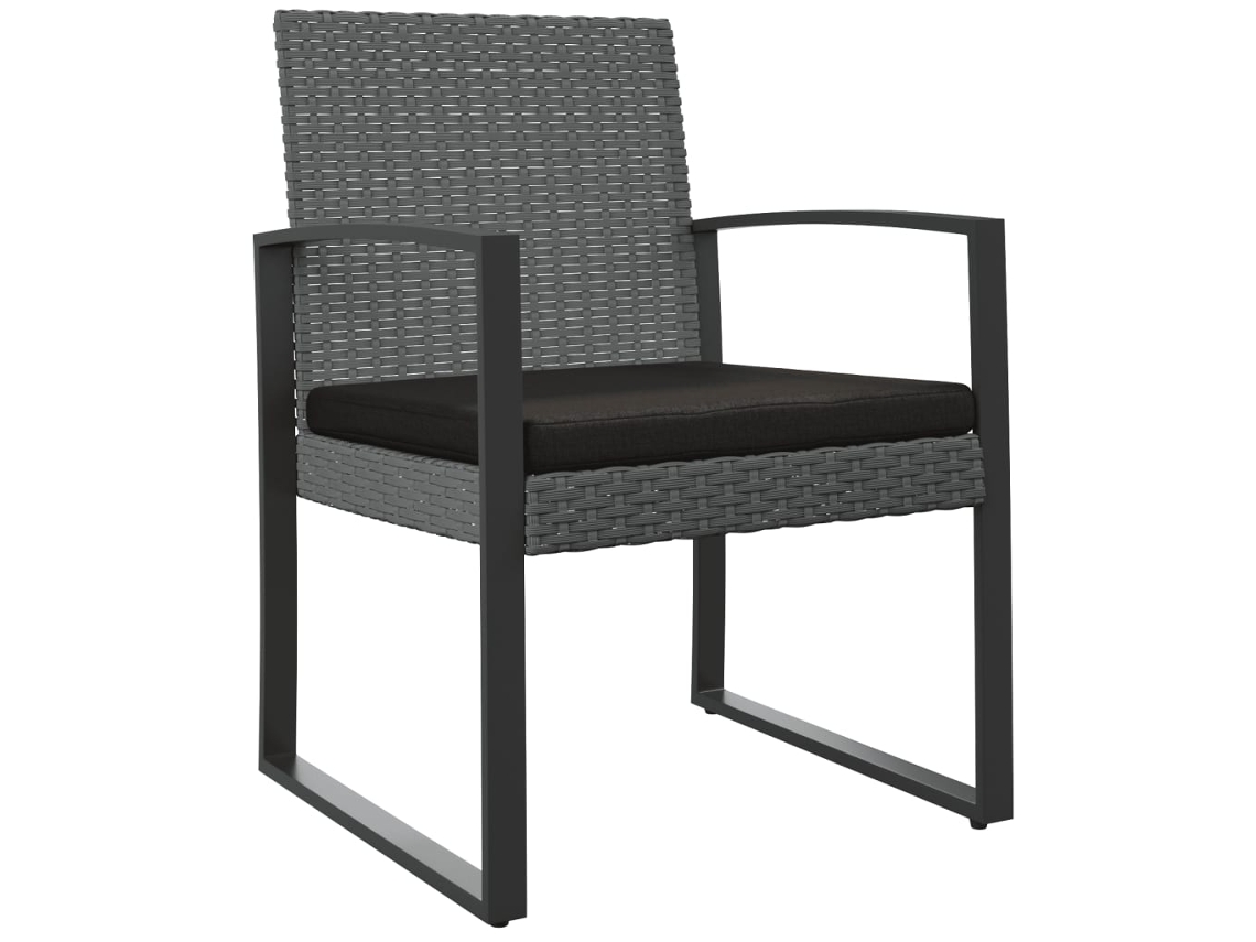 Garden Dining Chair, Garden Dining Chairs Vidaxl Cinzeto Polipropileno (n/a)