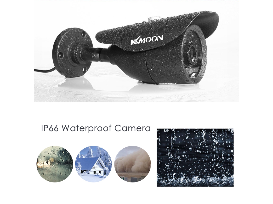 Câmera Cctv Ahd Bullet 1080p 2.0mp 36 Lâmpadas Ir 3.6mm Visão Noturna Impermeável Interior Exterior Pal