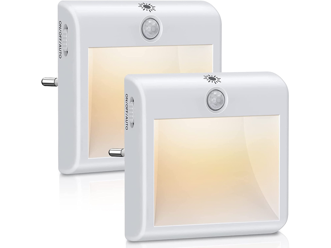 Luz Noturna Pack 2 Touch Dimmer