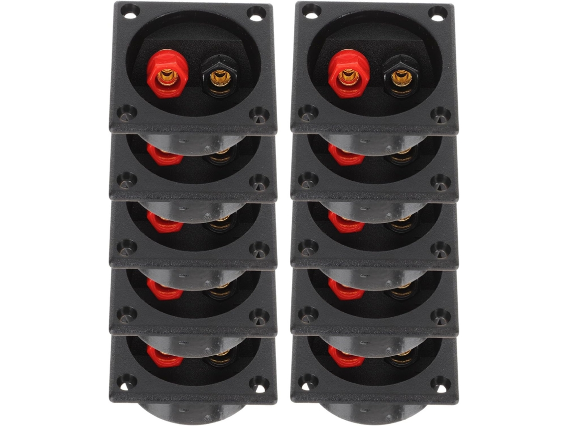 Conjunto De 10 Conectores De Bloco De Terminais Para Caixa Acústica, Resistentes Ao Calor.