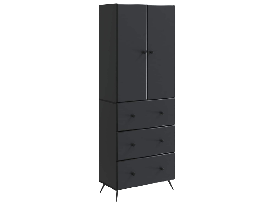 Maison Exclusive - Conjunto De Gabinete 2 Unid. 66 X 34,5 X 90 Cm Preto