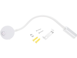 Luminária De Leitura Flexível Com Luz Noturna Led, Suave E Agradável