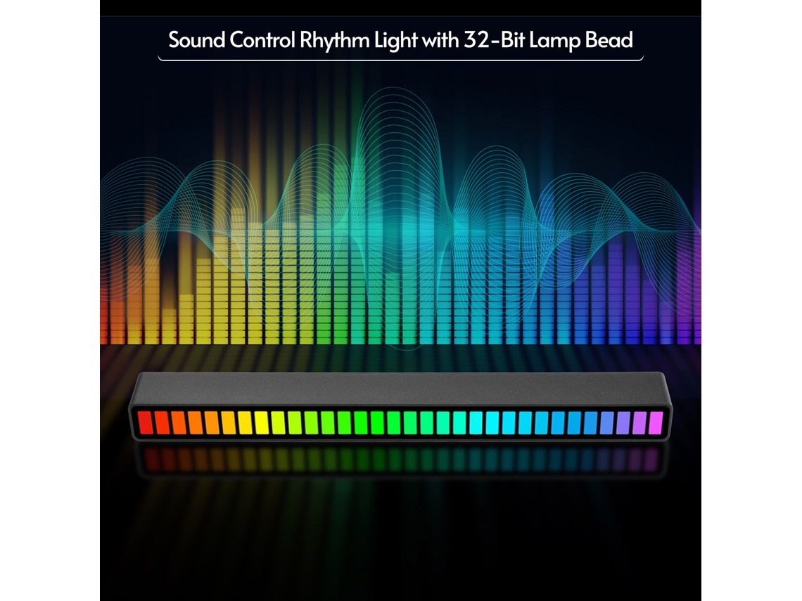 Luzes De Ritmo (controle De Som 18 Cores)
