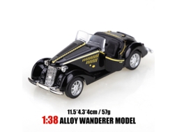 Miniatura de Carro em Escala 1/38, Modelo de Carro Clássico, Brinquedo Infantil. MDUG