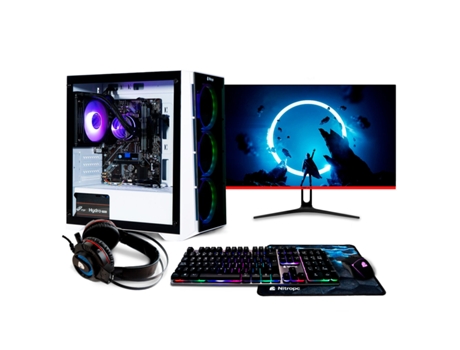 Pack Gaming Desktop NITROPC Bronze Plus (AMD Ryzen 5 4650G - AMD Radeon RX Vega 7 - RAM: 16 GB - SSD 480 GB + HDD 1 TB) + Monitor 22''