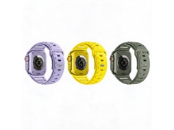 3 Pcs Bracelete Para Apple Watch 42/44/45/46/49mm Cuich