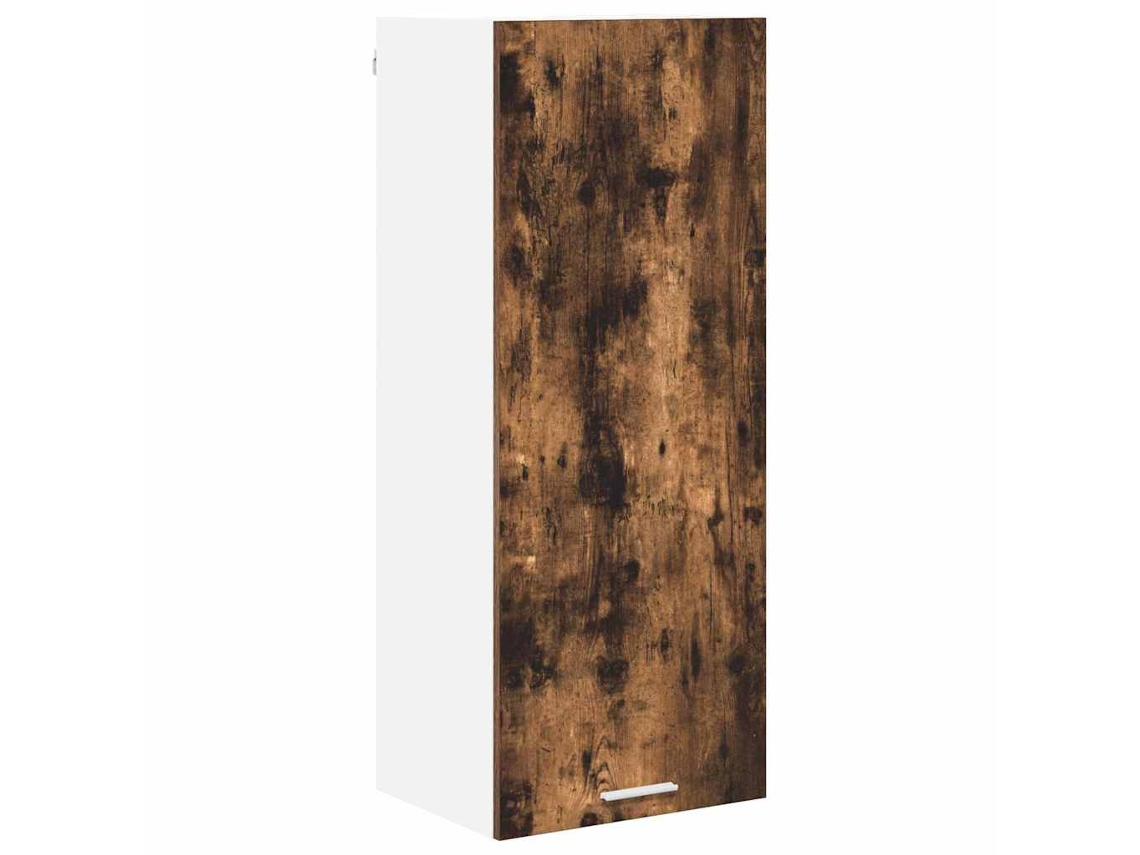 Conjunto de Armários Suspensos com Porta Carvalho Defumado (40x31x100 cm)