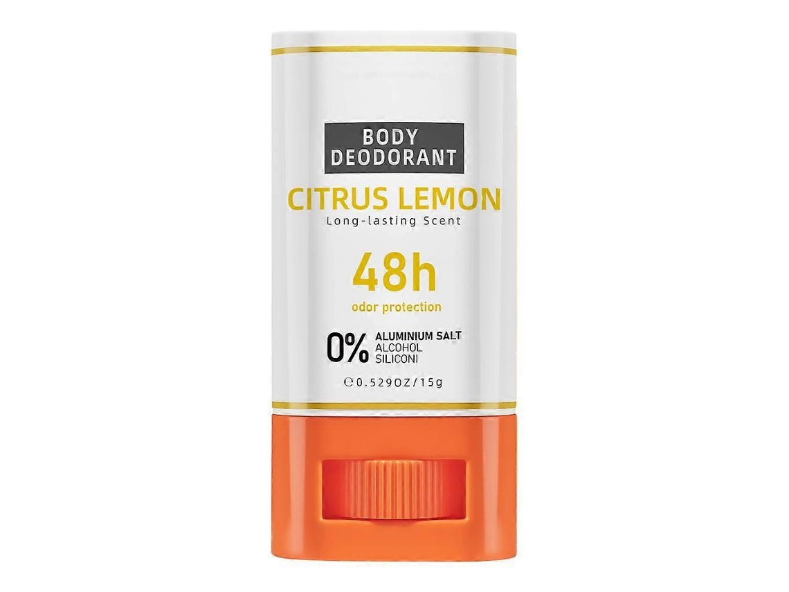 Glacier Solid Body Deodorant Stick - 48h Freshness, Non Greasy--citrus Lemon