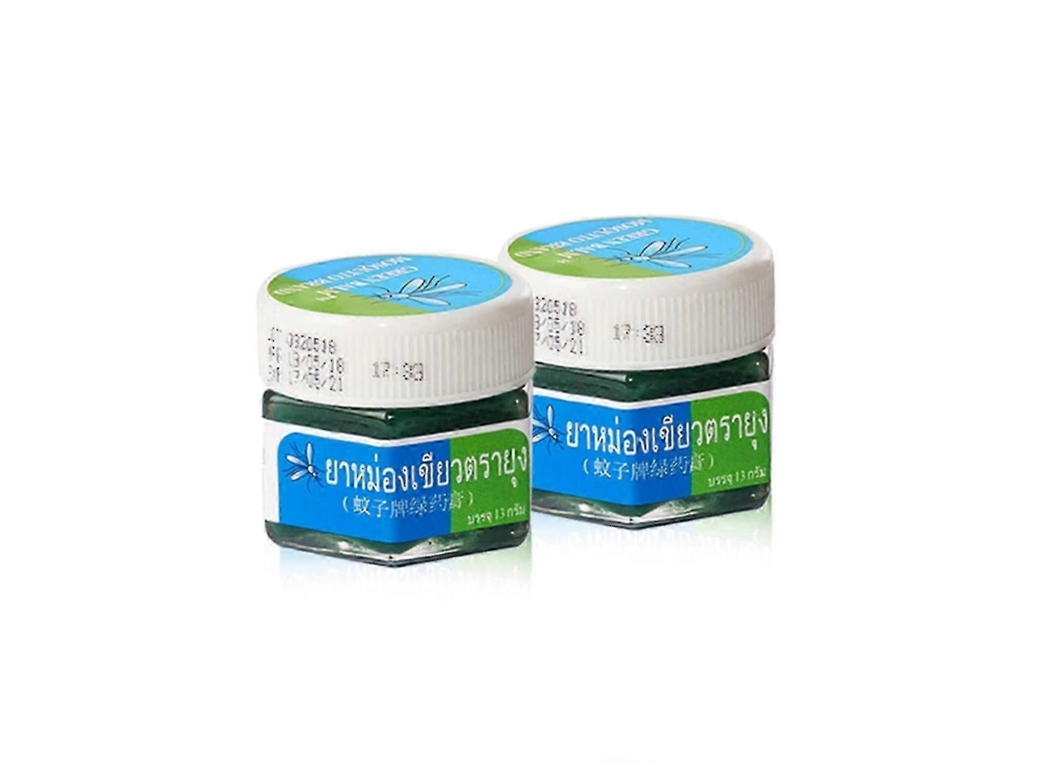 25-26 Pomada Verde Anti-mosquito Yanhee Da Tailândia, Repelente De Insetos À Base Ervas, Óleo Refrescante Anti-m Osquito