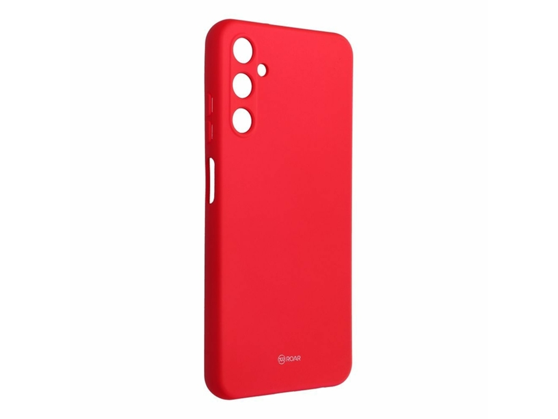Estojo Gelatina Colorido Vivo para Samsung Galaxy A05 S ROAR Rosa