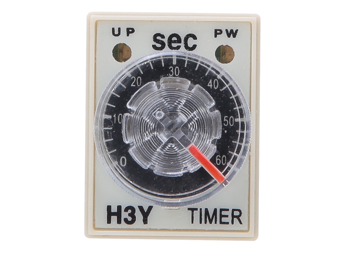 Relé de Tempo Preciso 0 60 Seg 220vac S/MARCA
