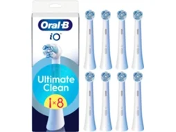 Recarga Escovas Dentes ORAL-B IO Ultimate Clean Branco (8 unidades)