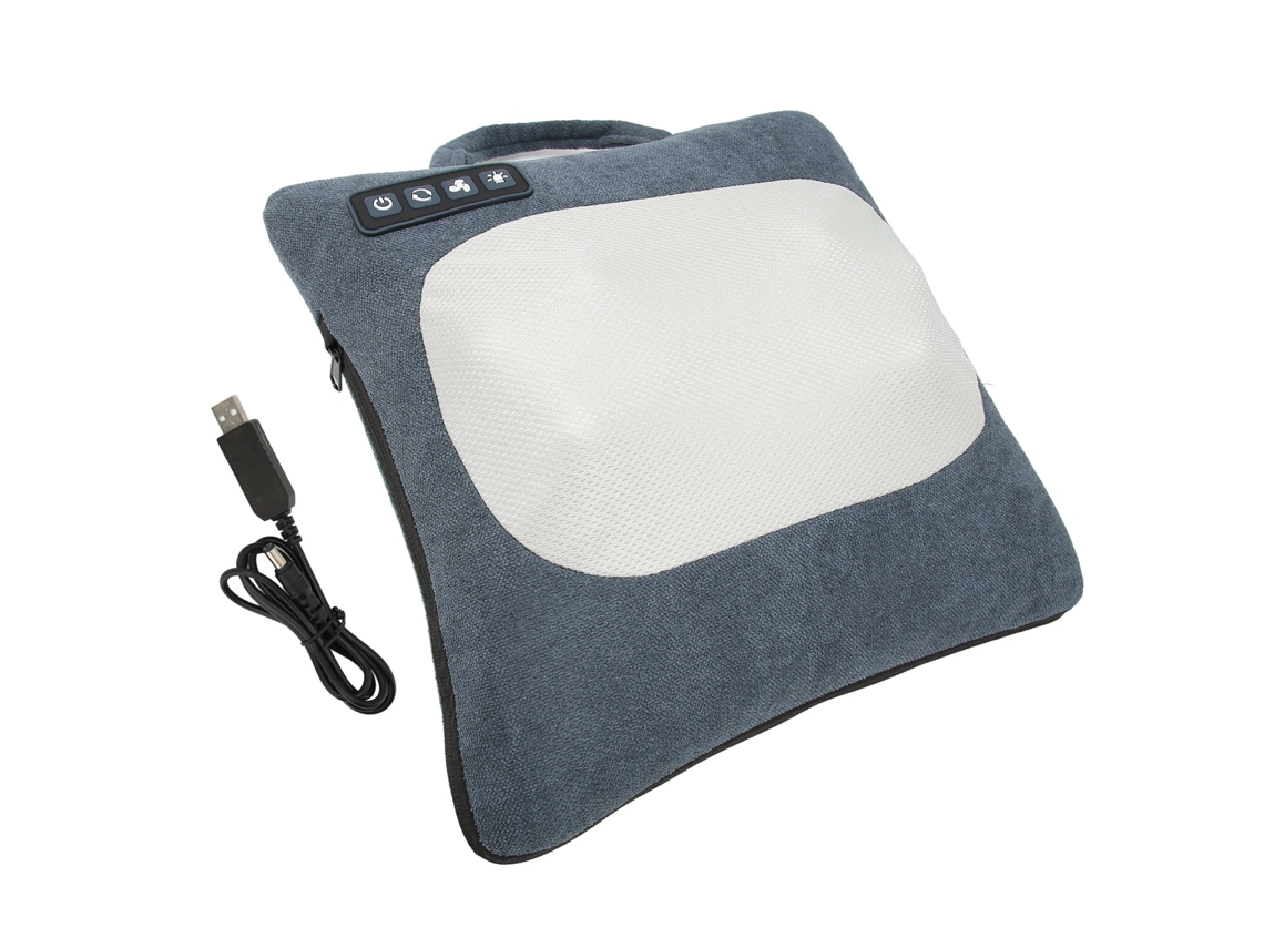 Almofada de Massagem AQUAFORGE com modos de aquecimento e vibração
