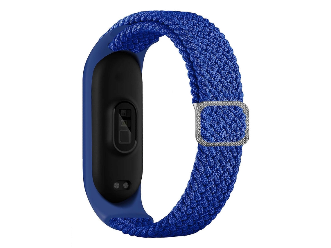 Pulseira De Nylon Trançado Ajustável E Elástica (arco-íris) Para Xiaomi Mi Band 6/5/4/3