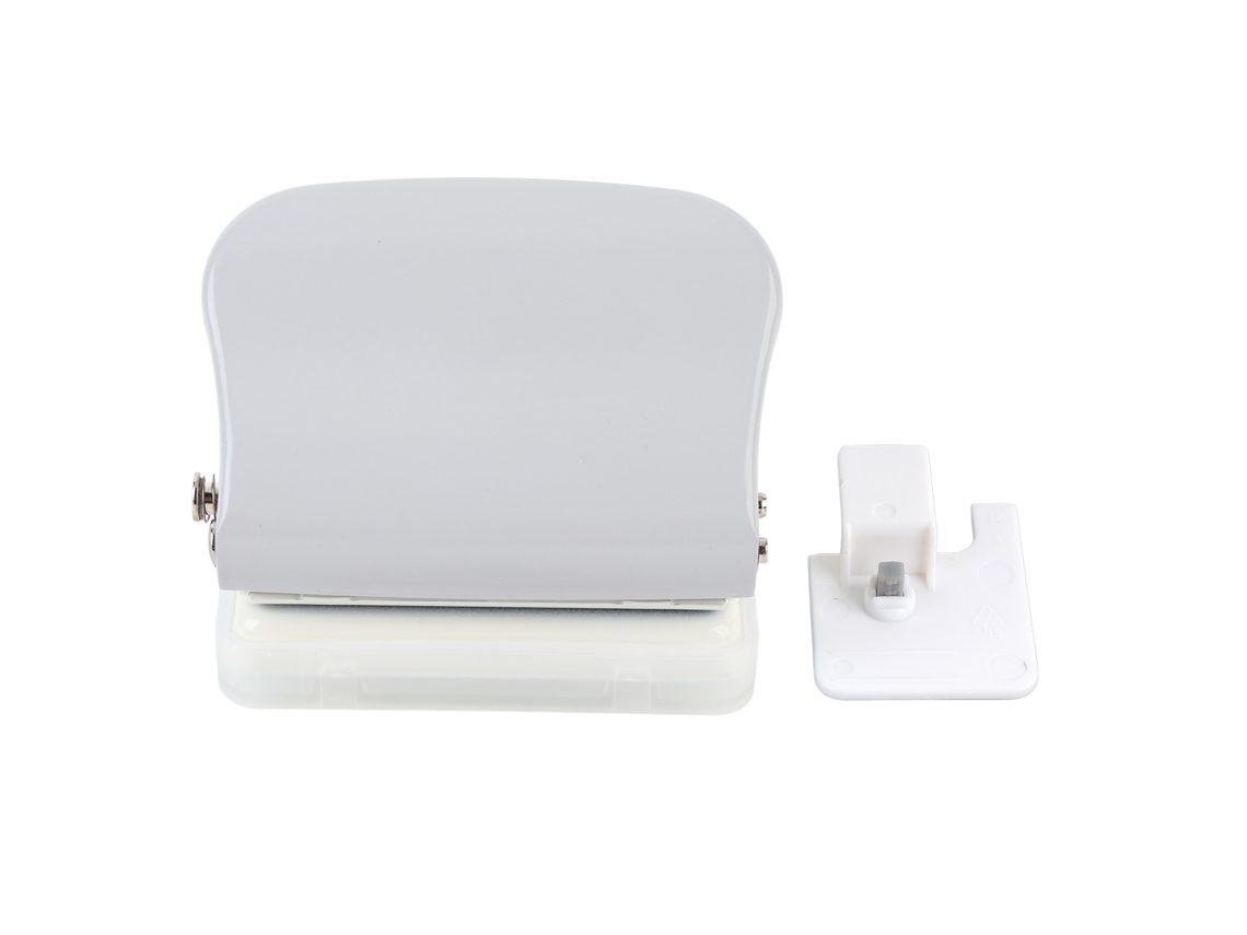 Perfuradora de 5 Agujeros para Papel A4 A5 B5, Ligadores Sueltos, Scrapbook, Cor Cinza