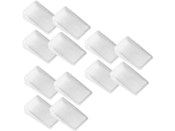 Callaron Conjunto De 12-cunhas Niveladoras Transparentes Em Pvc Para Móveis, Cunhas Pequenas Para Nivelar Mesas, Portas
