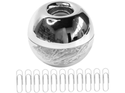 Conjunto De Pequenos Clipes Metal Prateados Para Organizar Documentos Em Casa E No Escritório Clips Decorativos
