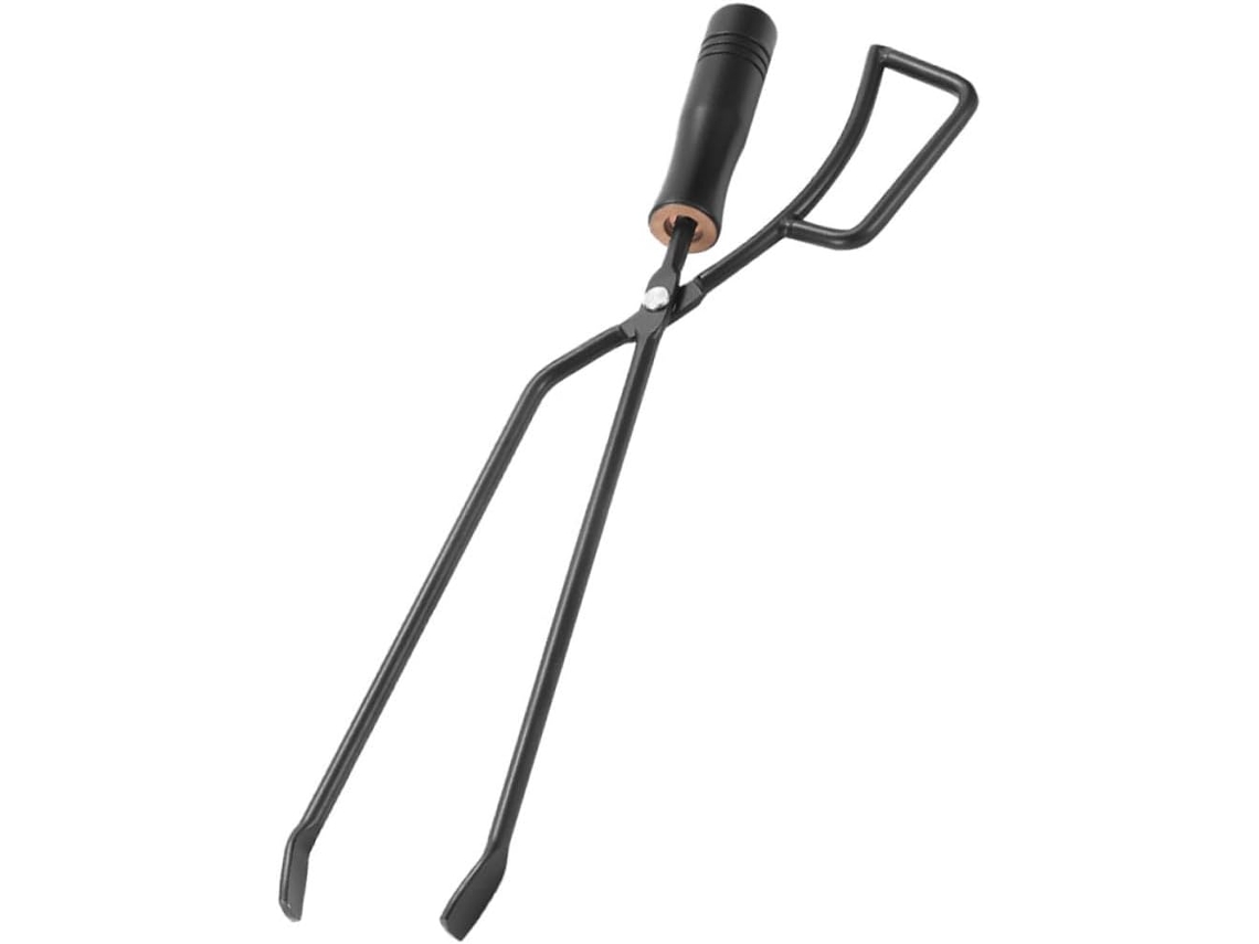 Pinça De Ferro Para Churrasco Veemoon Com Cabo Longo, Ideal Para Carvão, Utensílio Para Grelhar Ao Ar Livre, Cabo De