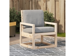 Cadeira De Jardim 57,5x63x76 Cm Madeira De Pinus Maciça Dkd Home Decor