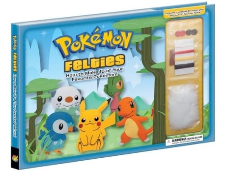 Livro Pokemon Felties How to Make 16 of Your Favorite Pokemon de Pikachu Press (Inglês - Capa Dura)