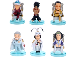 6 Figuras EASTVAPS One Piece Kuzan Ace Sakasky Borsalino Monkey D. Garp