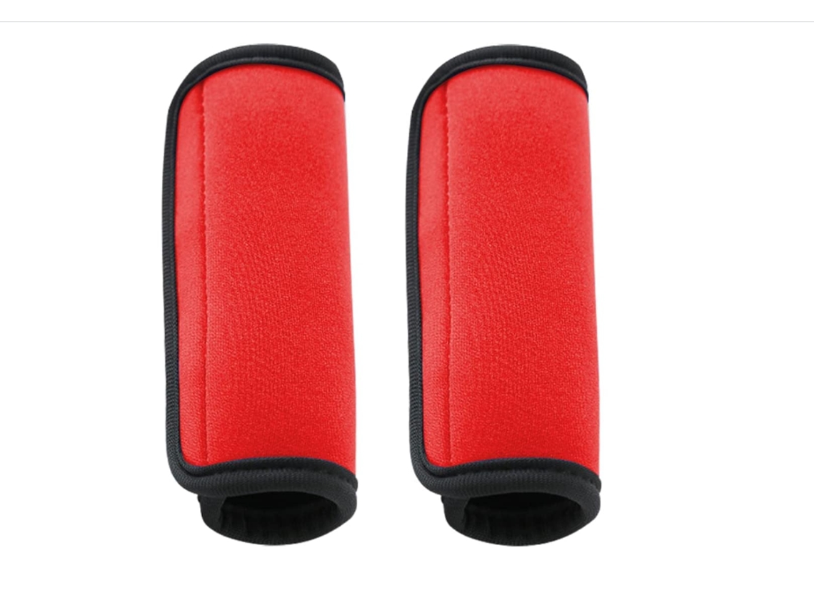 (vermelho) Conjunto De 2 Luvas Brilhantes E Confortáveis​​ Para Malas