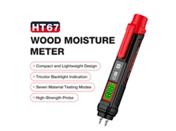 Habotest Ht67 Digital 2pinos Medidor Umidade Madeira 0-58%