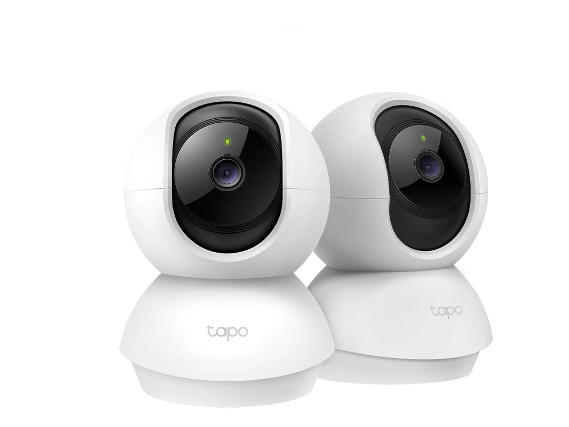 Câmara de Segurança TP-LINK Tapo TC71 2K Pan/Tilt Home Security (Wi-Fi - Pack 2)