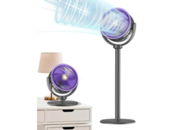 Ventilador De Mesa Pequeno E Silencioso Com 5 Velocidades, Portátil,