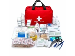 Kit Primeiros Socorros 173 Peças para Emergências,aventuras Ao Ar Livre e Viagem Vermelho HEXINYIGJLY