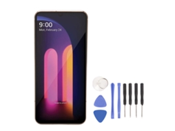 Aetheria substituição de Tela com Moldura e Kit de Ferramentas para Lg V60 Thinq 5g 6.8 Polegadas Dourado