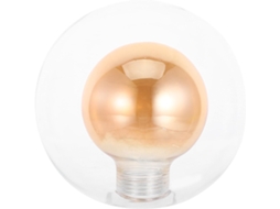 Luminária de Teto em Formato de Globo de Vidro Duplo, Brilhante e Redondo, para Máxima Difusão da Luz. SFUSHOS