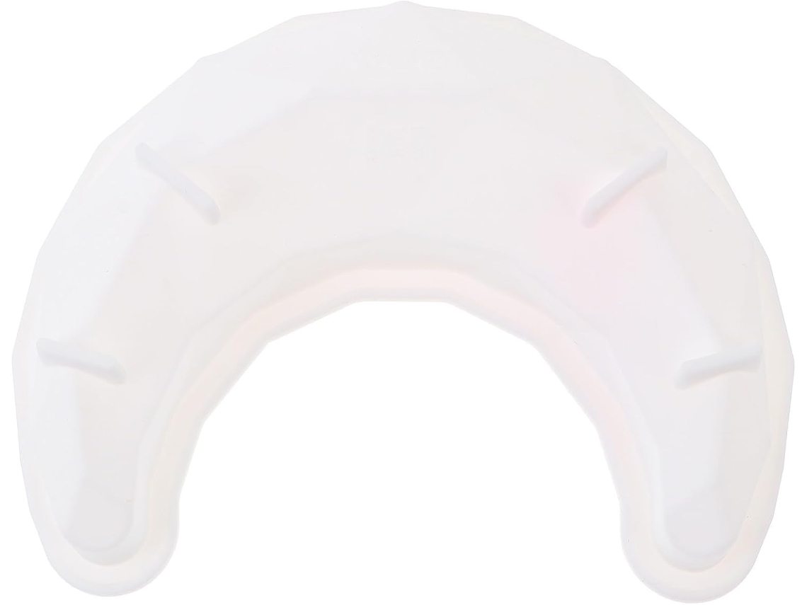 Forma De Silicone Para Bolo E Sobremesas, Em Formato De Lua.