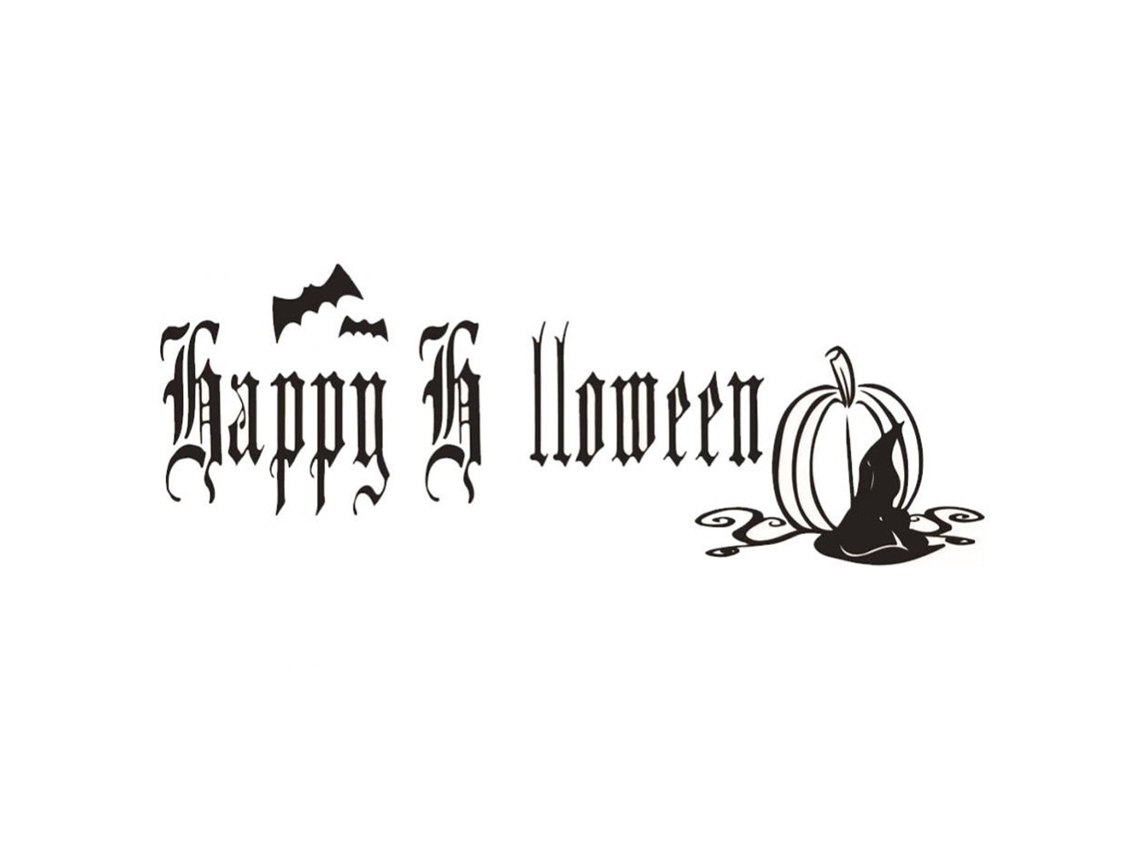 Adesivo Decorativo Removível Para Parede Halloween Festa