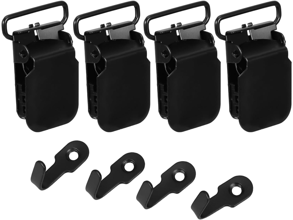 Conjunto De 4 Ganchos Metálicos Antiderrapantes Operitacx Para Tapeçarias E Mantas, Clipes De Metal Resistentes 4, 5x 2