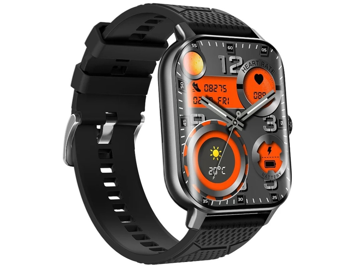 Smartwatches para homens e mulheres com tela sensível ao toque, monitoramento de condicionamento físico, frequência cardíaca e oxigênio no sangue. Bestvite