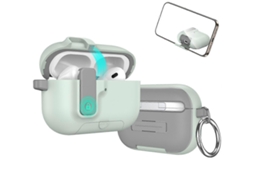 Estojo para fones de ouvido sem fio com trava automática integrada para AirPods Pro 3 GIECY